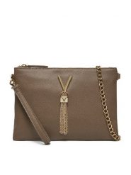 Valentino Torebka Divina VBS1R419G Brązowy. Brązowe torebki klasyczne Valentino, bez wzorów, ze skóry, bez dodatków. Za 199.99 zł.