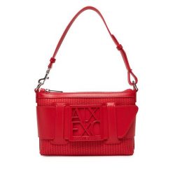 Torebka Armani Exchange. Czerwone torebki klasyczne Armani Exchange, bez wzorów, bez dodatków. Za 439.99 zł.