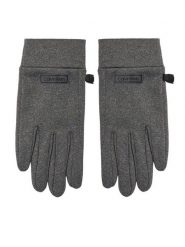 Calvin Klein Rękawiczki LV04D8039G Szary. Szare rękawiczki Calvin Klein, bez wzorów, z dzianiny. Za 169.99 zł.