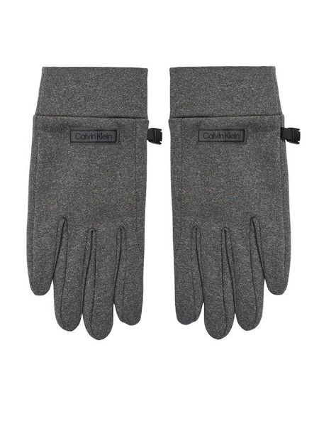 Calvin Klein Rękawiczki LV04D8039G Szary. Szare rękawiczki Calvin Klein, bez wzorów, z dzianiny. Za 169.99 zł.