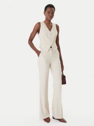 Artigli Spodnie materiałowe ACPA004631 Beżowy Regular Fit. Brązowe spodnie materiałowe Artigli, bez wzorów, z materiału. Za 479.99 zł.