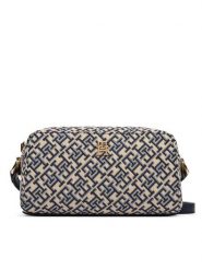 Tommy Hilfiger Torebka Th Grace Camera Bag Jacquard AW0AW18864 Granatowy. Niebieskie listonoszki TOMMY HILFIGER, bez wzorów, z materiału, bez dodatków. Za 489.99 zł.