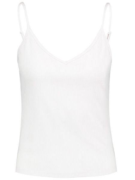 Sublevel Top w kolorze białym rozmiar: M. Białe topy Sublevel, m, bez wzorów, bez kołnierzyka, bez ramiączek. Za 43.95 zł.