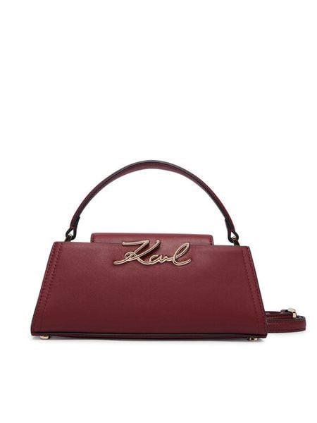 KARL LAGERFELD Torebka B4W30207 Bordowy. Czerwone torebki klasyczne KARL LAGERFELD, bez wzorów, ze skóry, bez dodatków. Za 1,099.00 zł.