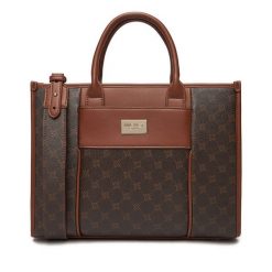 Torebka Nine West. Brązowe torebki klasyczne Nine West, bez wzorów, bez dodatków. Za 369.99 zł.