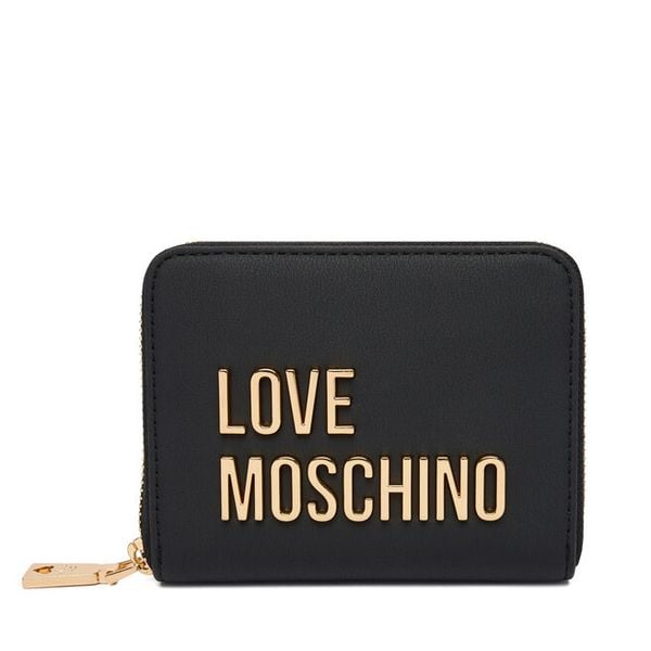 Portfel LOVE MOSCHINO. Czarne portfele Love Moschino, bez wzorów. Za 449.99 zł.
