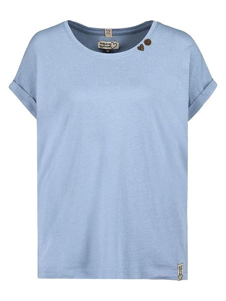 Sublevel Koszulka w kolorze błękitnym rozmiar: XXL. Niebieskie bluzki Sublevel, xxl, bez wzorów, bez kołnierzyka, bez ramiączek. Za 56.95 zł.