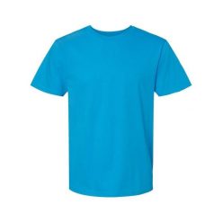 Koszulka Unisex Dla Dorosłych Softstyle Midweight. Niebieskie bluzki GILDAN, xl, bez wzorów, sportowe, bez kołnierzyka, bez ramiączek. Za 55.99 zł.