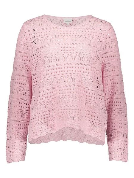 ONLY Sweter w kolorze jasnoróżowym rozmiar: M-46/48. Różowe swetry Only, m, bez wzorów, bez ramiączek. Za 73.95 zł.