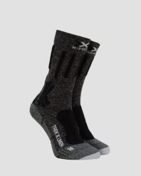 Skarpety trekkingowe X-Socks Trek X Linen. Szare skarpety X Socks, bez wzorów, ze lnu. Za 75.00 zł.