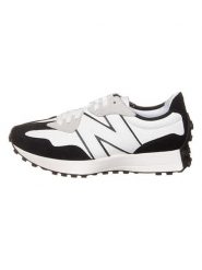 New Balance Skórzane sneakersy "327" w kolorze biało-czarnym rozmiar: 43. Białe trampki New Balance, bez wzorów, bez zapięcia. Za 303.78 zł.