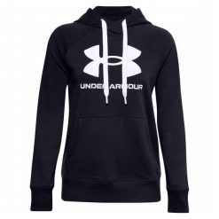 Bluza Z Kapturem Damska Polar Rival. Czarne bluzy Under Armour, bez wzorów, z polaru, z kapturem. Za 292.99 zł.