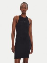 Calvin Klein Performance Sukienka letnia 00GWF4D900 Czarny Slim Fit. Czarne sukienki Calvin Klein Performance, na lato, l, bez wzorów, z syntetyku, bez kołnierzyka, bez ramiączek. Za 249.99 zł.