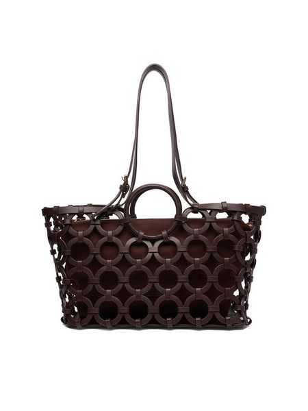 GINO ROSSI Torebka EO-LDA3407B Brązowy. Brązowe torebki klasyczne Gino Rossi, bez wzorów, z materiału, bez dodatków. Za 379.99 zł.