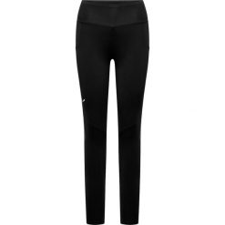 Damskie legginsy Salewa Pedroc Hyb Tight. Czarne legginsy Salewa, s, bez wzorów, z elastanu, z podwyższonym stanem. Za 423.50 zł.