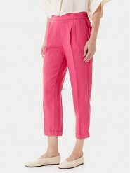 United Colors Of Benetton Spodnie materiałowe 4AGH558X5 Różowy Straight Fit. Czerwone spodnie materiałowe United Colors of Benetton, m, bez wzorów, ze lnu. Za 209.99 zł.