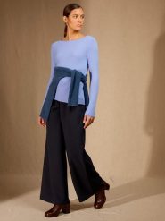 Perfect Cashmere Kaszmirowy sweter "Criou" w kolorze błękitnym rozmiar: L. Niebieskie swetry Perfect Cashmere, l, bez wzorów, z kaszmiru, bez ramiączek. Za 339.99 zł.