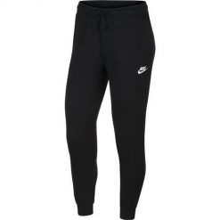 Spodnie sportowe damskie Nike Essential Pant Fleece. Czarne spodnie dresowe Nike, xl, bez wzorów, z dresówki. Za 328.00 zł.