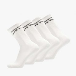 Skarpety sportowe Swedemount Sport Socks 4-Pack szybkoschnące. Białe obuwie sportowe SWEDEMOUNT, z tkaniny, bez zapięcia, na fitness i siłownię. W wyprzedaży za 53.99 zł.