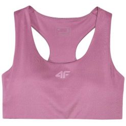 Damski Biustonosz Sportowy F140. Czerwone bielizna sportowa 4f, l, bez wzorów. Za 124.99 zł.