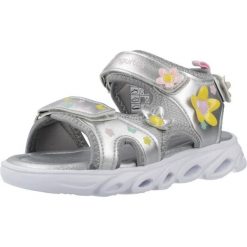 Sandały CONGUITOS COSH260017 Srebrny. Szare sandały CONGUITOS, bez wzorów, z syntetyku, sportowe, bez obcasa, bez zapięcia. Za 152.99 zł.