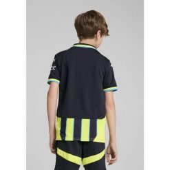 Młodzieżowa koszulka wyjazdowa Manchester City 24/25 PUMA. Niebieskia bluzki Puma, m, bez wzorów, młodzieżowe, bez kołnierzyka, bez ramiączek. W wyprzedaży za 209.00 zł.
