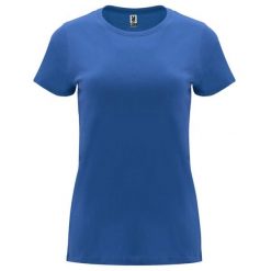 Koszulka Capri Dla Kobiet. Niebieskie bluzki ROLY, bez wzorów, casualowe, bez kołnierzyka, bez ramiączek. Za 35.99 zł.