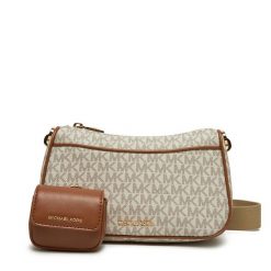 Torebka Michael Kors. Brązowe listonoszki Michael Kors, bez wzorów, bez dodatków. Za 649.99 zł.