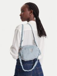 Guess Torebka J6BZ18 W3992 Niebieski. Niebieskie torebki klasyczne Guess, z aplikacjami, z materiału, bez dodatków. Za 264.99 zł.