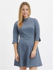 Orsay Sukienka w kolorze niebieskim rozmiar: 38. Niebieskie sukienki Orsay, bez wzorów, bez kołnierzyka, bez ramiączek, mini. Za 69.91 zł.