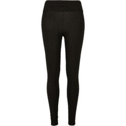 Legginsy Damskie O Wysokiej Talii O Strukturze Plastra Miodu. Czarne legginsy Urban Classics, s, bez wzorów. Za 100.99 zł.