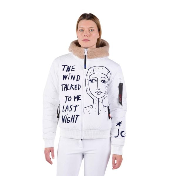 Kurtka narciarska Rossignol JCC damska W Yety Fleecy Bomber JKT biała. Białe kurtki narciarskie Rossignol, xs, bez wzorów, bez kaptura, narciarskie. W wyprzedaży za 2,783.60 zł.