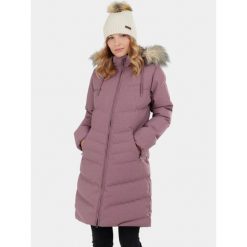 Płaszcz Zimowy Damski Fundango Puppis. Fioletowe płaszcze FUNDANGO, na zimę, s, bez wzorów, bez kaptura. Za 559.90 zł.
