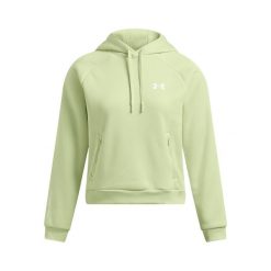 Damska bluza z kapturem Under Armour Fleece® Pro. Białe bluzy sportowe Under Armour, bez wzorów, z kapturem. Za 312.50 zł.