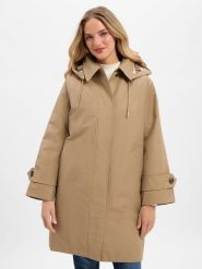 Barbour Krótki płaszcz damski - Sadie Kobiety beżowy jednolity, 38. Brązowe płaszcze Barbour, bez wzorów, bez kaptura. Za 1,999.95 zł.