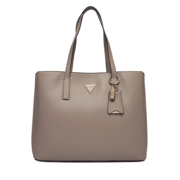 Torebka Guess. Szare shopper Guess, z aplikacjami, bez dodatków. Za 679.99 zł.