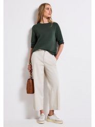 Street One Bluza w kolorze ciemnozielonym rozmiar: 44. Zielone bluzy Street One, bez wzorów, bez kaptura. Za 140.53 zł.