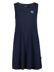 Icepeak Sukienka funkcyjna w kolorze granatowym rozmiar: XL. Niebieskie sukienki Icepeak, xl, bez wzorów, z materiału, sportowe, bez kołnierzyka, bez ramiączek, rozkloszowane. Za 127.65 zł.