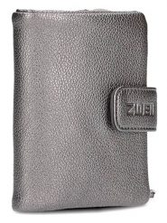 Zwei Portfel w kolorze srebrnym - 10 x 13 x 3 cm rozmiar: onesize. Szare portfele Zwei, bez wzorów, z materiału. Za 162.87 zł.