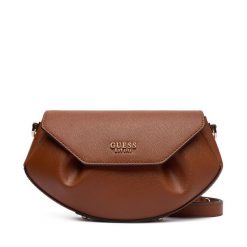 Torebka Guess. Brązowe listonoszki Guess, z aplikacjami, bez dodatków. Za 589.99 zł.