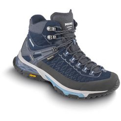 Buty damskie MEINDL Top Trail Lady Mid GTX, z membraną Gore-Tex. Niebieskie trekkingi Meindl, z gore-texu, trekkingowe. Za 1,437.87 zł.