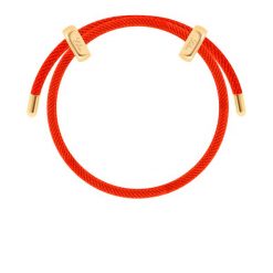Bransoletka Liana, pozłacana w kolorze czerwonym. Czerwone bransoletki Lilou, pozłacane. Za 139.00 zł.