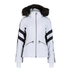 Kurtka narciarska damska CMP 35W0246 Zip Hood Synthetic Fur. Białe kurtki narciarskie CMP, l, bez wzorów, z elastanu, bez kaptura, narciarskie. Za 1,299.00 zł.