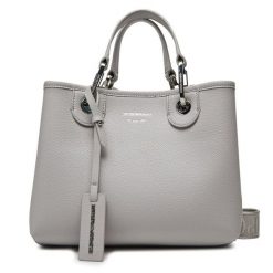 Torebka Emporio Armani. Szare torebki klasyczne Emporio Armani, bez wzorów, bez dodatków. Za 759.99 zł.