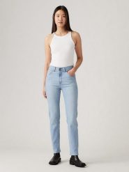 Levi´s Dżinsy - Slim fit - w kolorze błękitnym rozmiar: W31/L32. Niebieskie jeansy l, z aplikacjami, z podwyższonym stanem. Za 188.85 zł.
