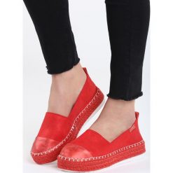 Czerwone Espadryle Free Mind. Czerwone espadryle Born2be, bez wzorów, bez obcasa, bez zapięcia. Za 49.99 zł.