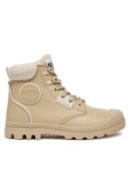 Palladium Trapery 94380-235-M Beżowy. Brązowe trapery i śniegowce Palladium, ze skóry. Za 599.00 zł.