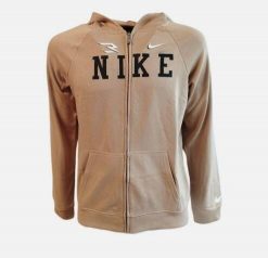 Bluza z Kapturem I Suwakiem Na Całej Długości Collegiate Rozmiar M (137-147 CM)…. Brązowe bluzy Nike, m, bez wzorów, z materiału, z kapturem. Za 326.99 zł.