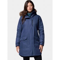 Płaszcz Zimowy Damski Columbia Suttle Mountain. Niebieskie płaszcze Columbia, na zimę, bez wzorów, z puchu, bez kaptura. Za 999.00 zł.