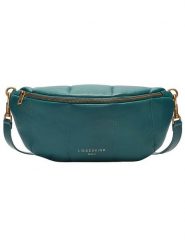 LIEBESKIND BERLIN Skórzana saszetka "Tavia" w kolorze morskim - 32 x 14 x 9 cm rozmiar: onesize. Niebieskie torby na ramię Liebeskind Berlin, bez wzorów, z materiału, sportowe, przez ramię, bez dodatków. Za 422.66 zł.